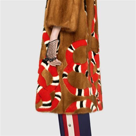 gucci blazer snake|Gucci coats for women.